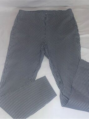 MICHAEL Michael Kors Navy and White Gingham Pants